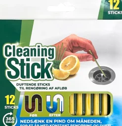 Rengøringsmidler*Cleaning sticks til afløb 12-pk.