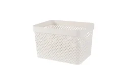 Curver Opbevaringskasser*Pure opbevaringskurv 17 liter Hvid
