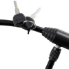 BikeZone® Kæde- Og Cykellåse*Cykellås wire Ø8 mm x 650 mm -