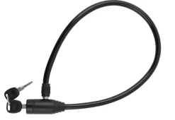 BikeZone® Kæde- Og Cykellåse*Cykellås wire Ø8 mm x 650 mm -