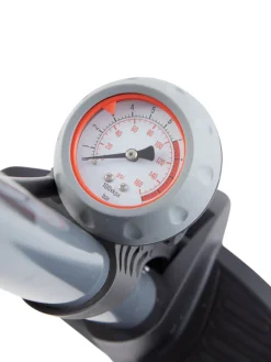 BikeZone® Cykelreparation & Lappegrej*Cykelpumpe med manometer fodmodel -