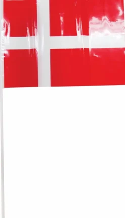 Pynt & Festudstyr|Flag & Flagstænger*Dannebrog på plastpind 10 stk. H50 cm