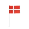 Pynt & Festudstyr|Flag & Flagstænger*Dannebrog på plastpind 10 stk. H40 cm
