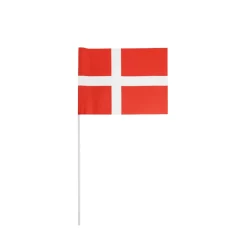 Pynt & Festudstyr|Flag & Flagstænger*Dannebrog på plastpind 10 stk. H40 cm