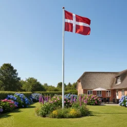 Gamle Danmark Flag & Flagstænger*Dannebrogsflag 170 x 225 cm