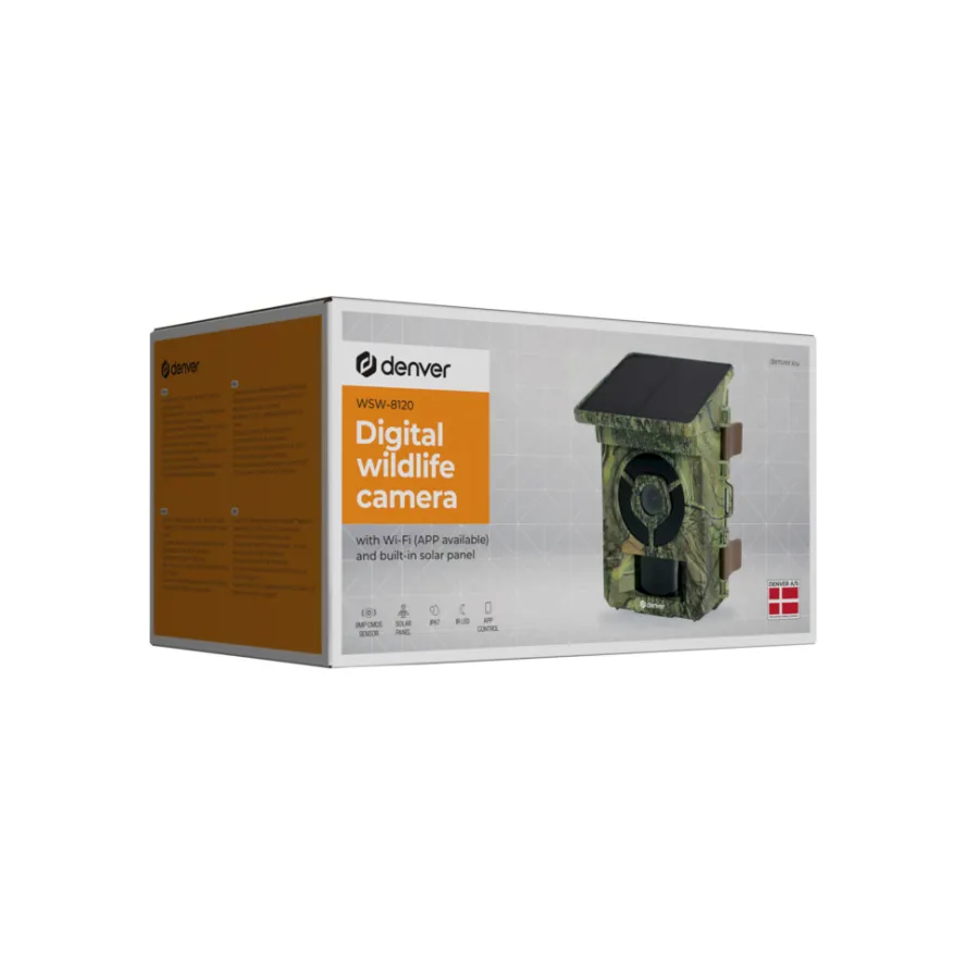 Denver Kameraer*WSW-8120 vildtkamera m/indbygget solpanel