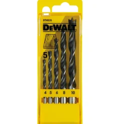Dewalt Bor & Bits*borsæt til træ 5 dele