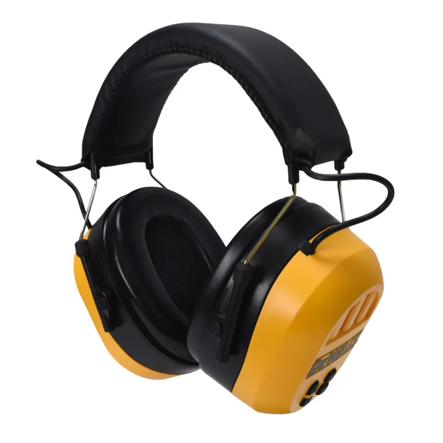 Dewalt Sikkerhedsudstyr*høreværn med Bluetooth sort/gul