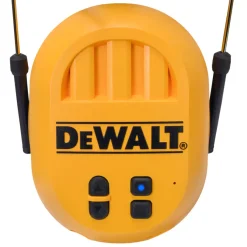 Dewalt Sikkerhedsudstyr*høreværn med Bluetooth sort/gul