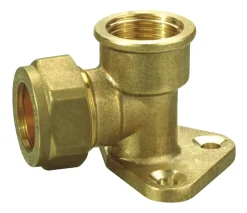 Fittings Til Rør*Dækvinkel klemring til kobberrør 1/2" x 12 mm Messing