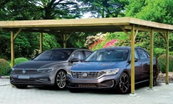 Carporte*Dobbelt Carport 500 x 510 cm