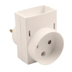 Elworks Stikdåser|Stikpropper*Dobbeltstik D3 1F+1R - Hvid
