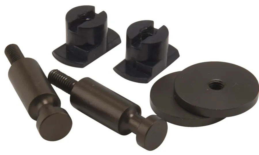 FibroTech Knager & Knagerækker|Akustikpaneler & Tilbehør*Dots knager til akustikpaneler 4,5 x 2,4 cm 2 stk. Bruneret stål