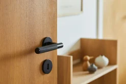 Homefixer Dørhåndtag & Nøglecylindre*Dørgreb 13,5 cm mat sort -