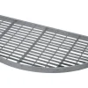 Dørmåtter*Dørrist galvaniseret stål halvmåne 80 x 40 cm