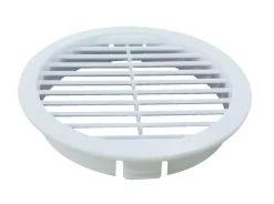 Ventilation*Dørrist Ø80 mm – 2 stk. Hvid