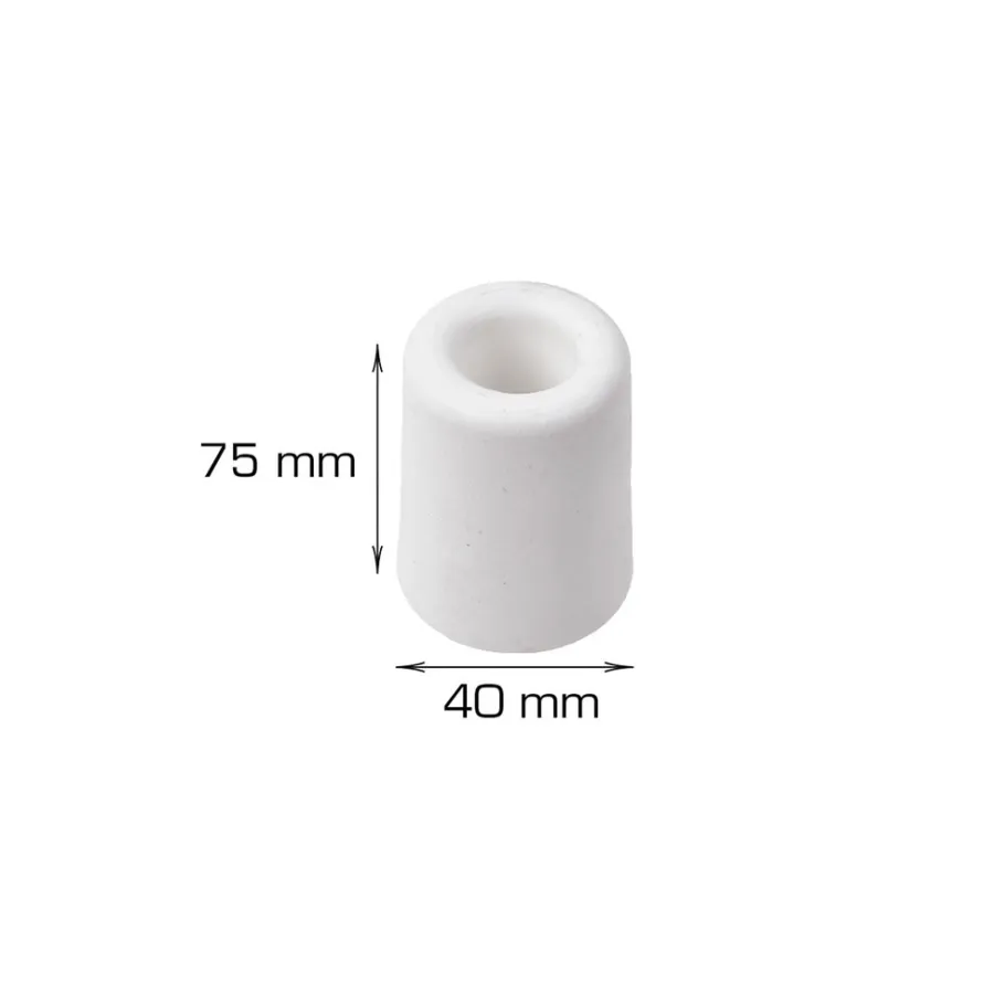 HOME it Dørstoppere*Dørstopper Ø40 x H75 mm hvid plast