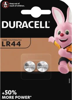 Duracell Knapcellebatterier*knapcellebatterier LR44 2-pk.