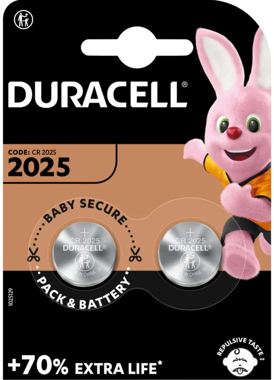 Duracell Knapcellebatterier*knapcellebatteri 2025 2-pk.