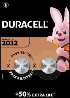 Duracell Knapcellebatterier*knapcellebatteri 2032 2-pk.