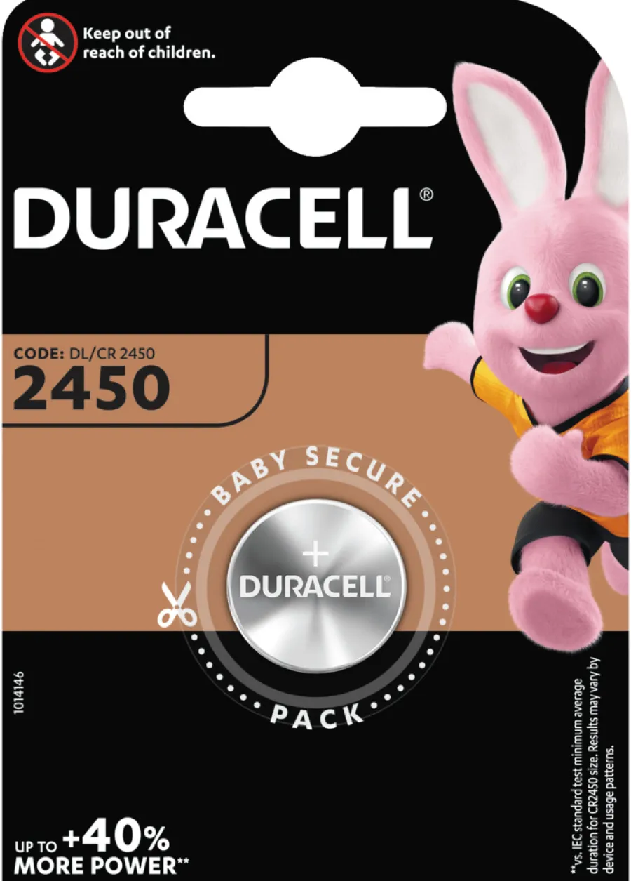 Duracell Knapcellebatterier*knapcellebatteri 2450 1-pk.