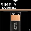 Duracell Batterier*Simply 9 V alkaline batteri 1-pk.