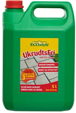ECOstyle Ukrudtsmidler*UkrudtsFri KVIK Klar-til-brug 5 liter