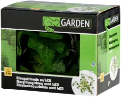 Garden® Sæsonafslutning|Dekorativ Belysning - Udendørs*Efeuguirlande med 20 LED-pærer -