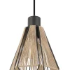 Eglo Loftlamper*Adwickle langbordspendel natur/sort L87 x H110 cm