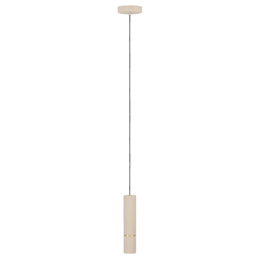 Eglo Loftlamper*Caminia pendel Ø6 cm Sand/børstet messinglook