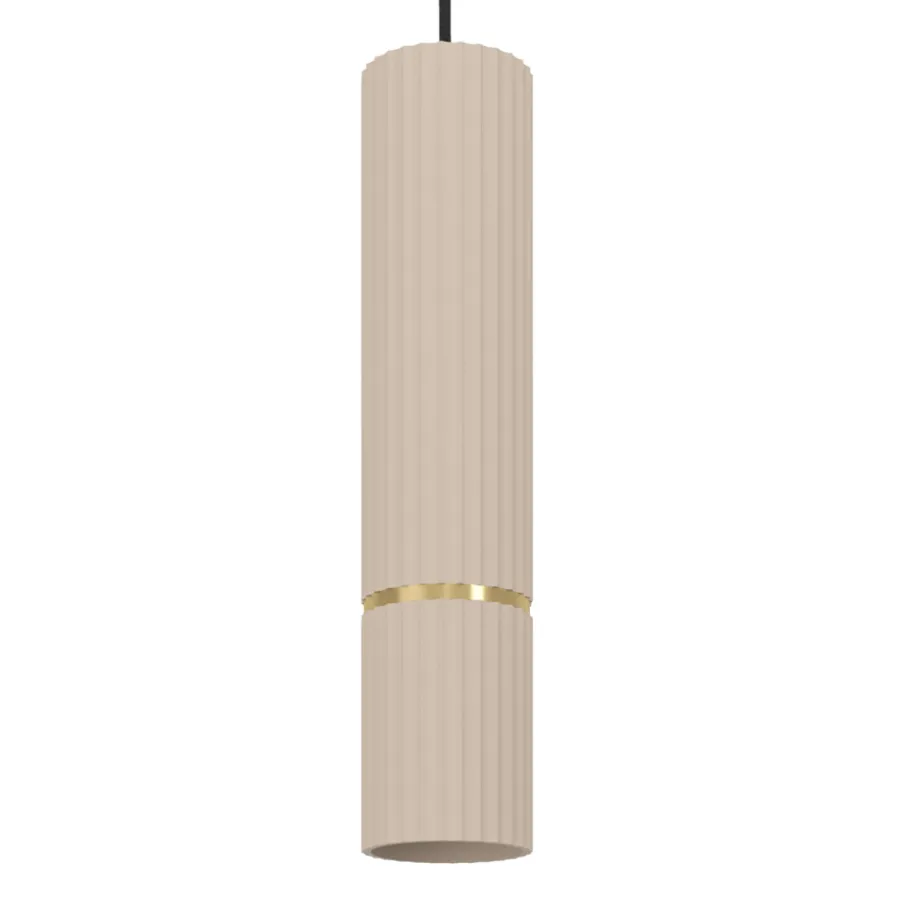 Eglo Loftlamper*Caminia pendel Ø6 cm Sand/børstet messinglook