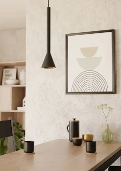 Eglo Loftlamper*Cortaderas pendel Ø9,5 cm Sort/guld