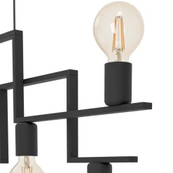 Eglo Loftlamper*Fembard langbordspendel sort