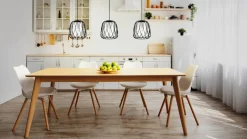 Eglo Loftlamper*Floresta langbordspendel sort/glas