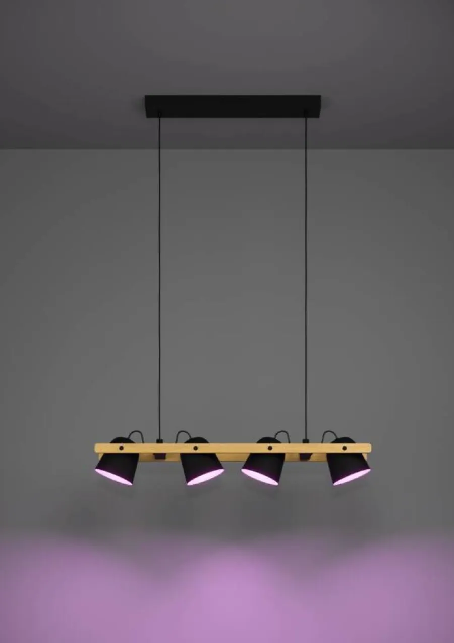 Eglo Loftlamper*Hornwood-Z langbordspendel Sort/brun
