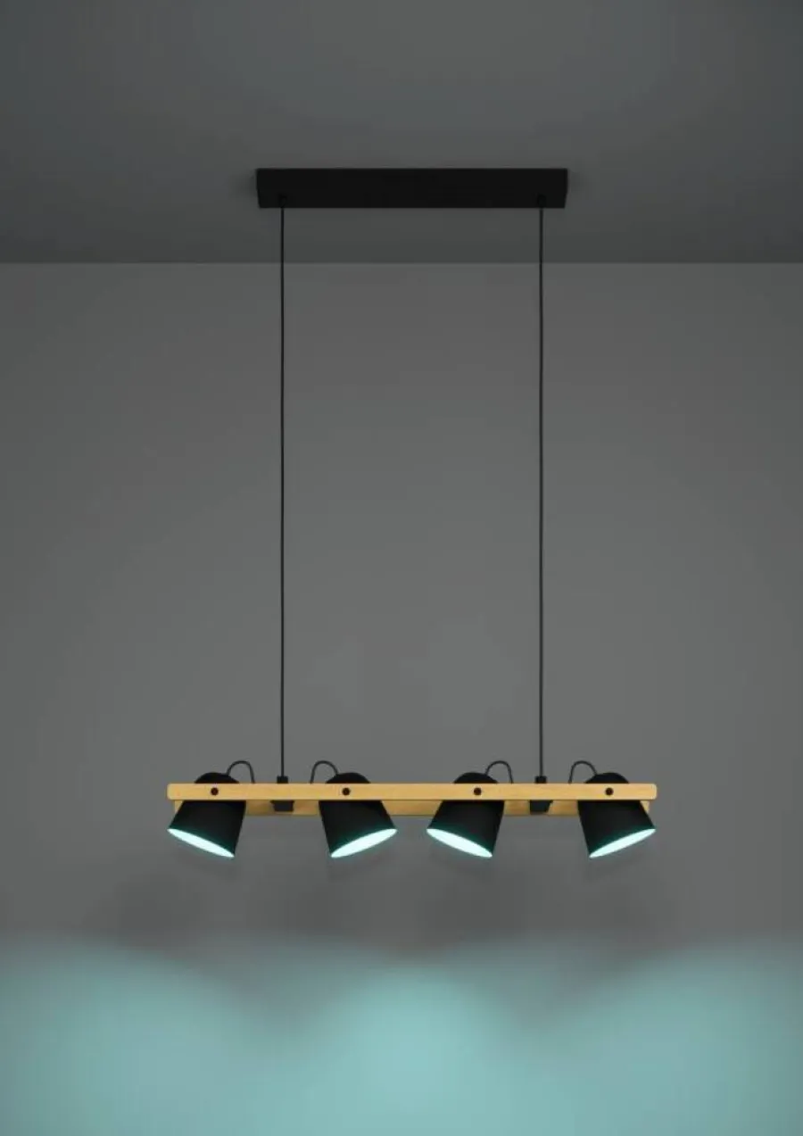Eglo Loftlamper*Hornwood-Z langbordspendel Sort/brun