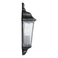 Eglo Udendørslamper*Navedo væglampe sort/sølv 43 cm Sort og sølv
