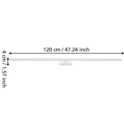 Eglo Væglamper*Pandella 1 væglampe hvid 120 cm