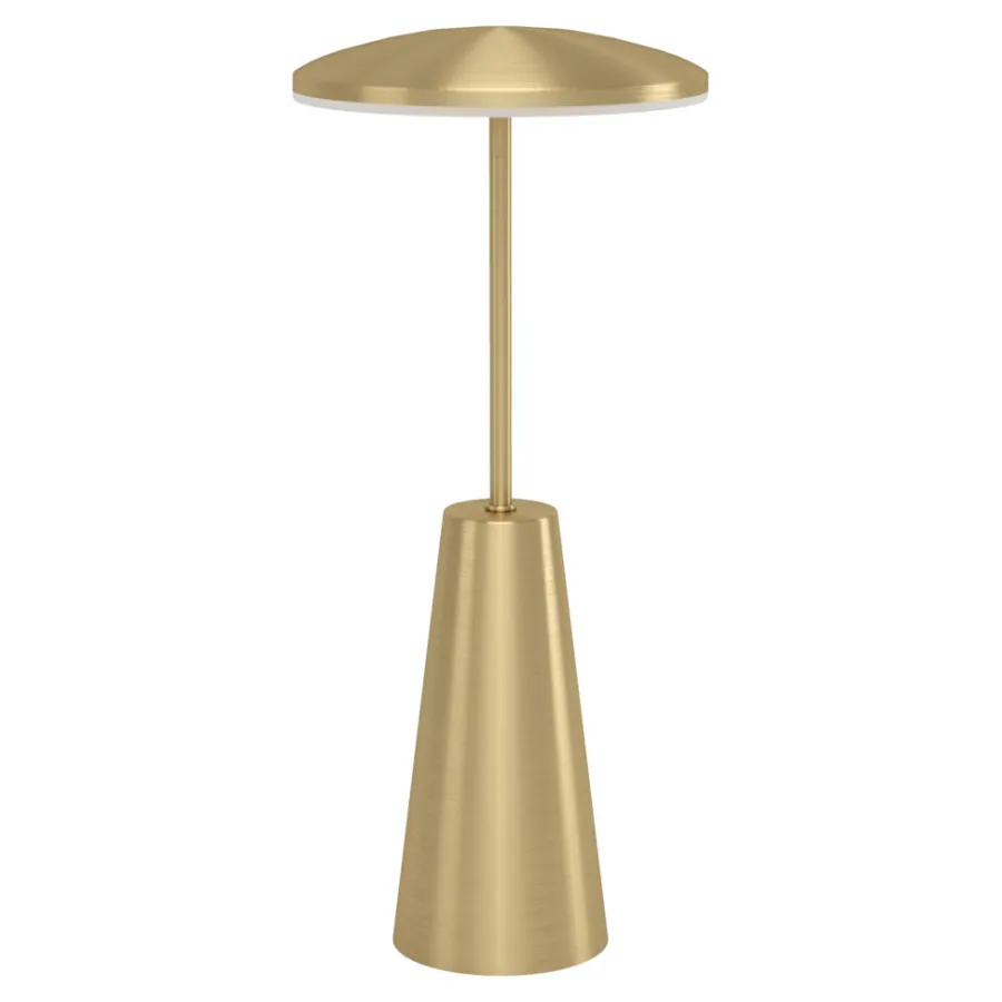 Eglo Dekorativ Belysning - Udendørs|Bordlamper*Piccola bordlampe genopladelig messingfinish Børstet messingfinish