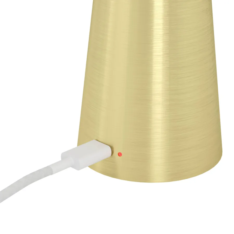 Eglo Dekorativ Belysning - Udendørs|Bordlamper*Piccola bordlampe genopladelig messingfinish Børstet messingfinish