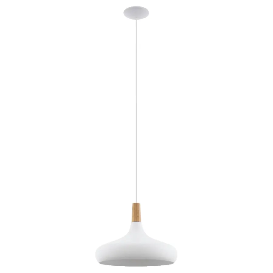 Eglo Loftlamper*Sabinar pendel Ø40 cm Hvid/brun
