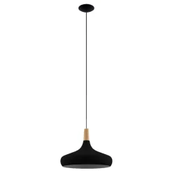 Eglo Loftlamper*Sabinar pendel Ø40 cm Sort/brun