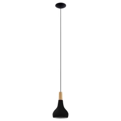 Eglo Loftlamper*Sabinar pendel Ø18 cm Sort/brun