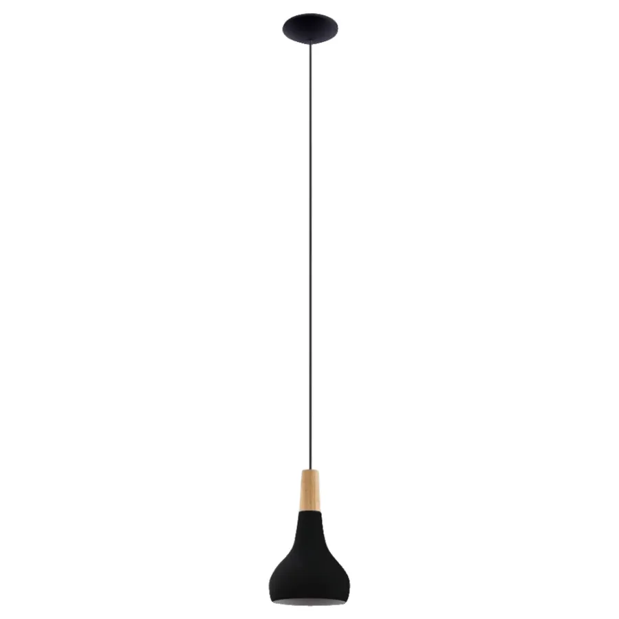Eglo Loftlamper*Sabinar pendel Ø18 cm Sort/brun