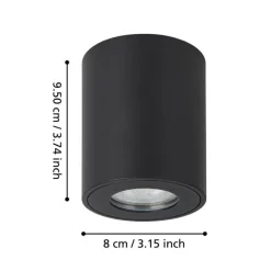 Eglo Udendørslamper*Torrecola loftlampe rund Sort
