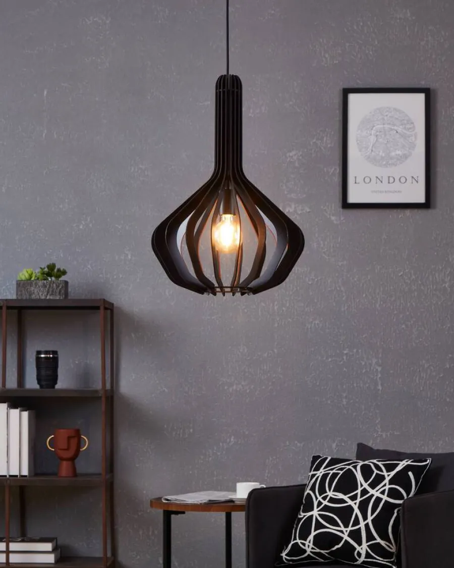 Eglo Loftlamper*Velasco pendel sort Ø38 cm