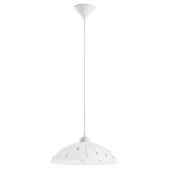 Eglo Loftlamper*Vetro pendel hvid/klar Ø35 cm