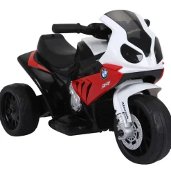 Nordic Play Legetøj*Elmotorcykel BMW S1000RR - Rød/sort