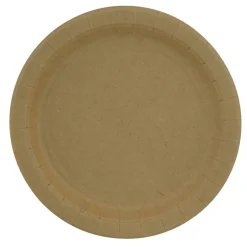 Husholdningsartikler|Campingudstyr*Engangstallerken i papir Ø18 cm 10 stk.