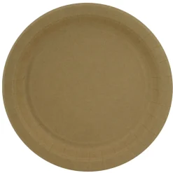 Husholdningsartikler|Campingudstyr*Engangstallerken i papir Ø23 cm 10 stk.